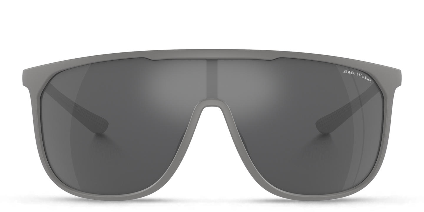 Armani Exchange Square Sunglasses in Grey – Product Photo 0