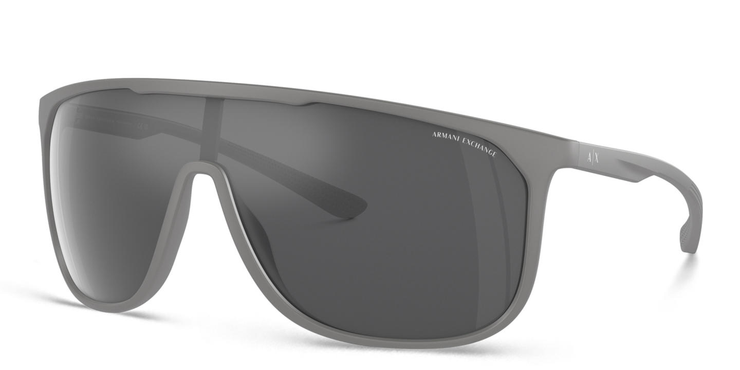 Armani Exchange Square Sunglasses in Grey – Product Photo 1