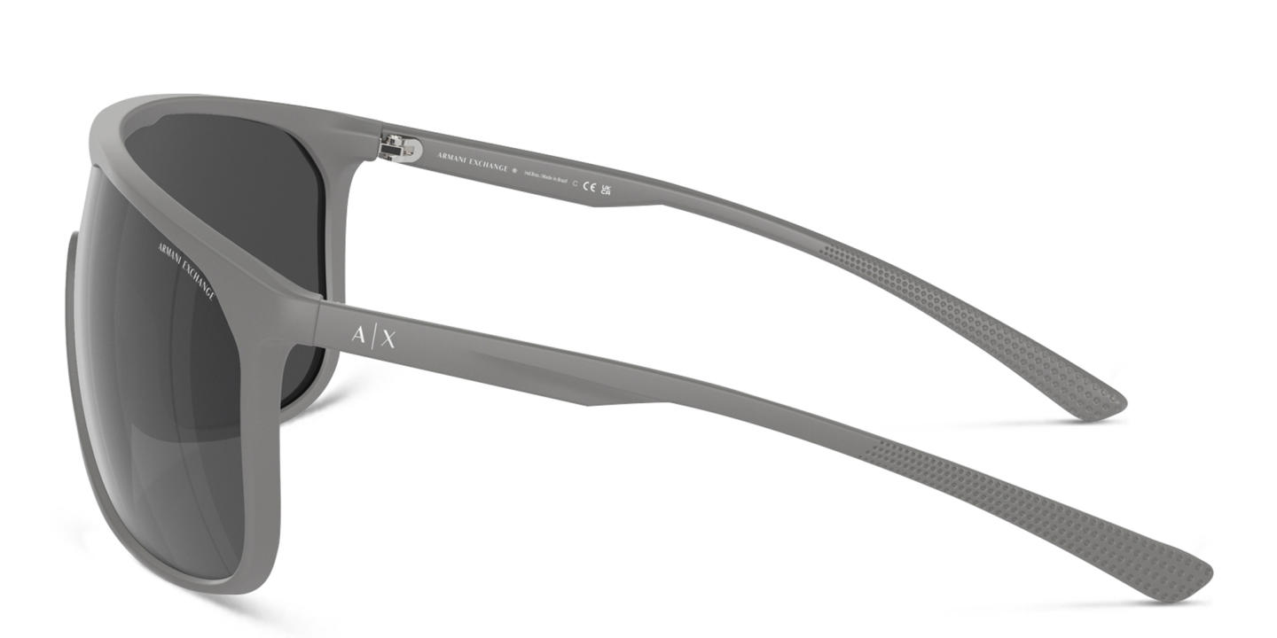 Armani Exchange Square Sunglasses in Grey – Product Photo 2