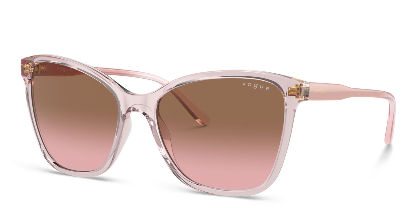 Vogue Eyewear Logo-Print Cat-Eye Sunglasses in Pink – Product Photo 1