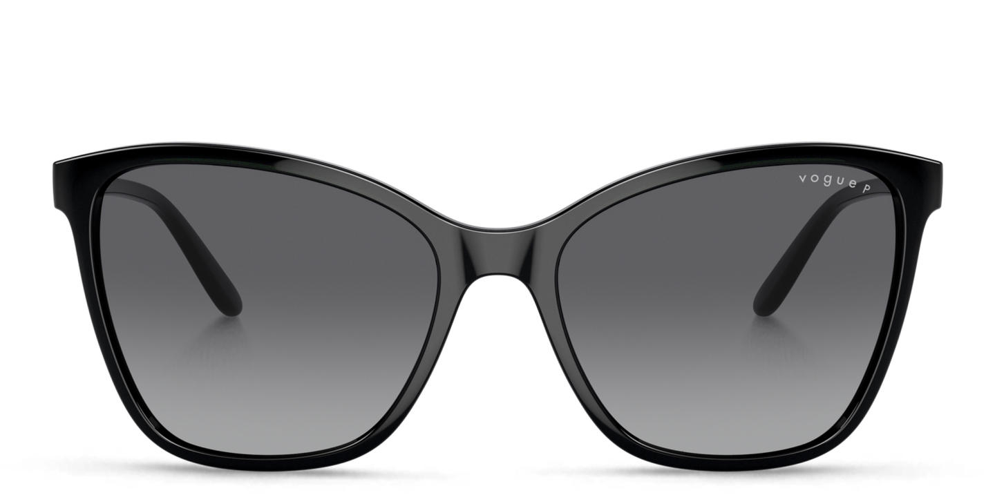 Vogue Eyewear Logo-Print Cat-Eye Sunglasses in Black – Product Photo 0