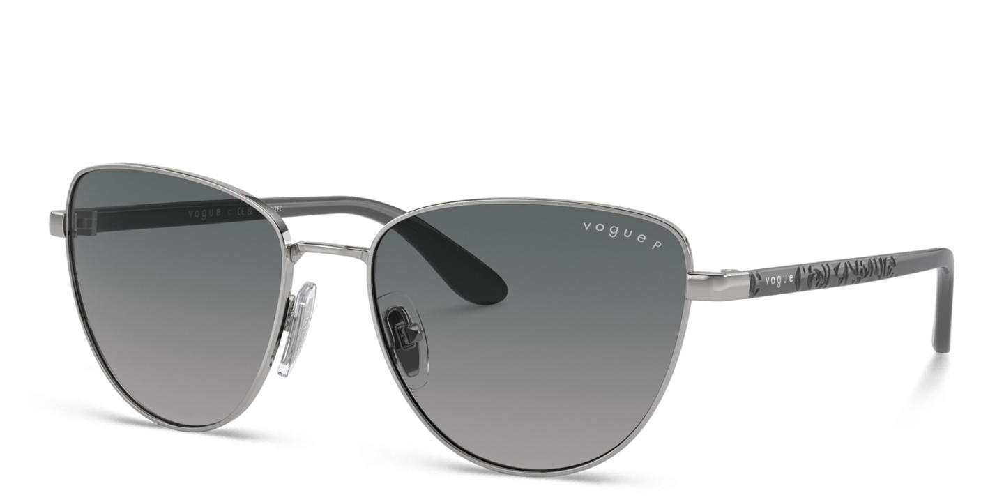 Vogue Eyewear Cat-Eye Sunglasses in Silver – Product Photo 1