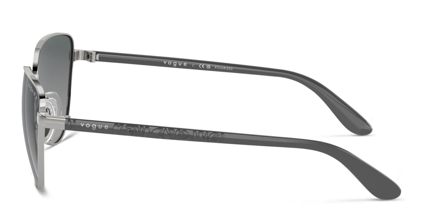 Vogue Eyewear Cat-Eye Sunglasses in Silver – Product Photo 2