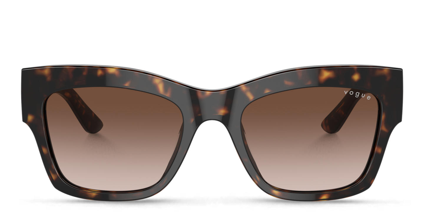 Vogue Eyewear Square Sunglasses in Havana – Product Photo 0