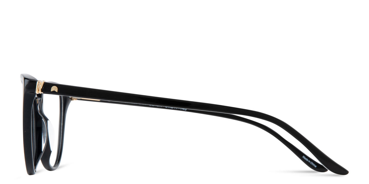 TRICE Logo Cat-Eye Eyeglasses in Black – Product Photo 2