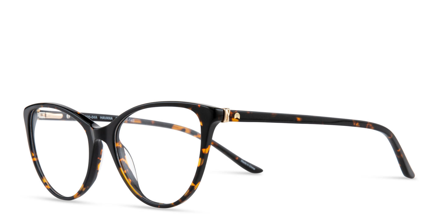 TRICE Logo Cat-Eye Eyeglasses in Havana – Product Photo 1