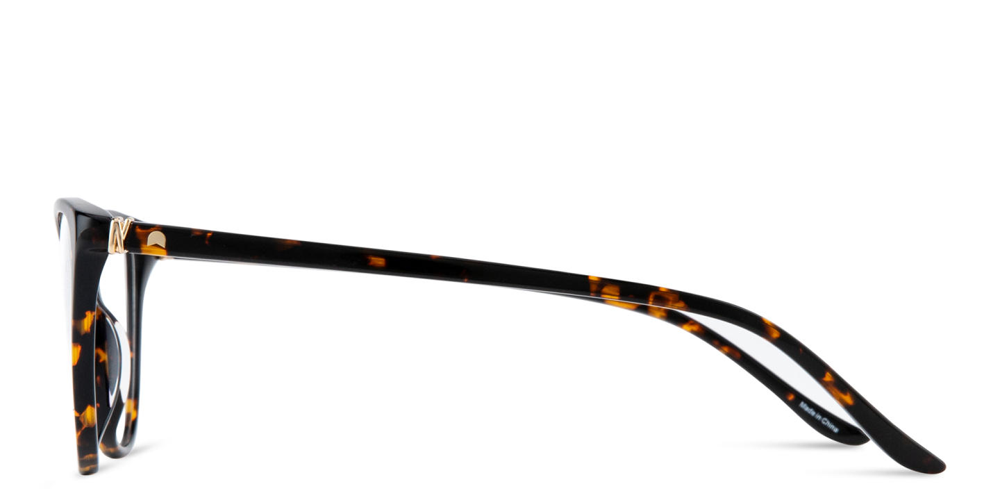TRICE Logo Cat-Eye Eyeglasses in Havana – Product Photo 2