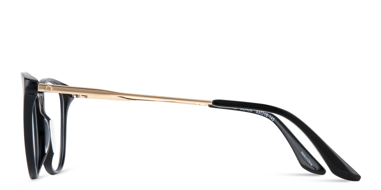 TRICE Logo Cat-Eye Eyeglasses in Black – Product Photo 2