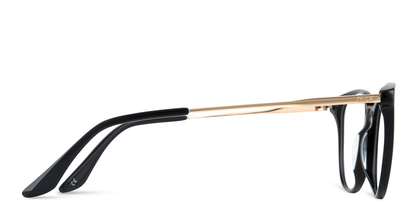 TRICE Logo Cat-Eye Eyeglasses in Black – Product Photo 3