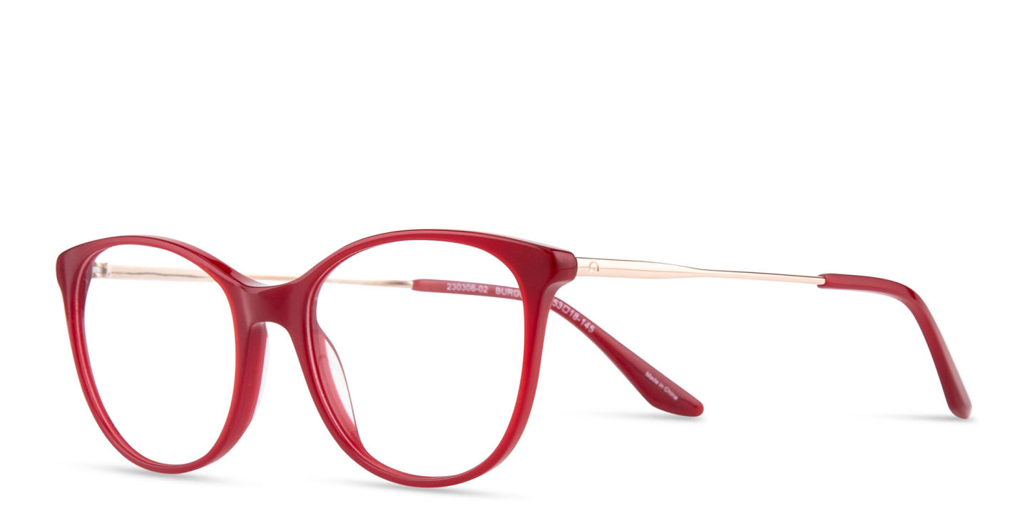 TRICE Logo Cat-Eye Eyeglasses in Red – Product Photo 1
