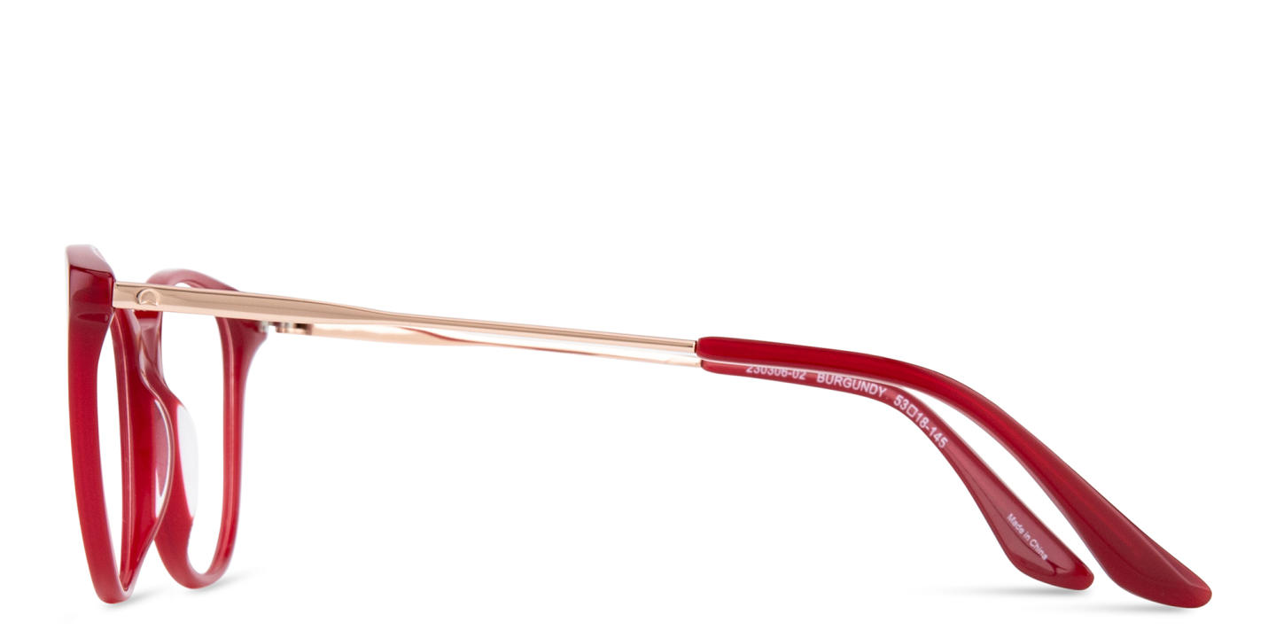 TRICE Logo Cat-Eye Eyeglasses in Red – Product Photo 2