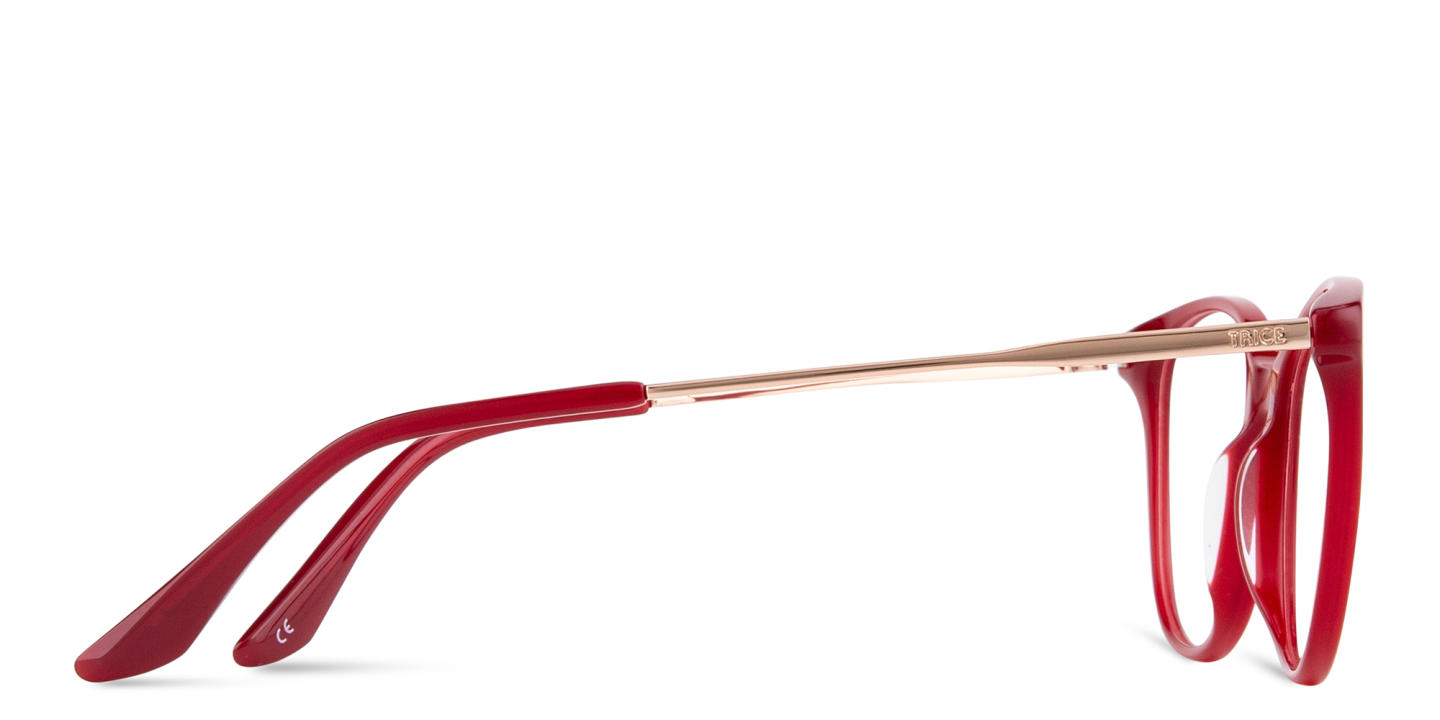 TRICE Logo Cat-Eye Eyeglasses in Red – Product Photo 3
