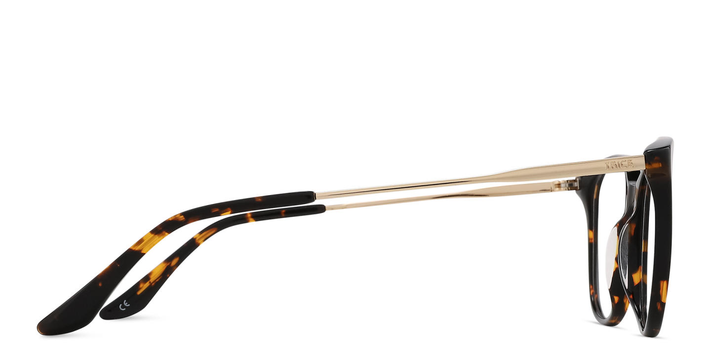 TRICE Logo Cat-Eye Eyeglasses in Havana – Product Photo 3