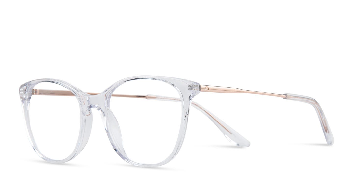 TRICE Logo Cat-Eye Eyeglasses in Clear – Product Photo 1