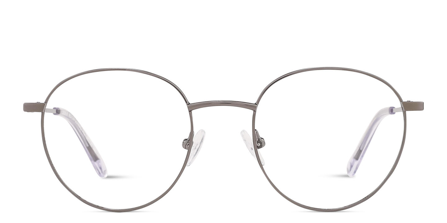 TRICE Logo Unisex Round Eyeglasses in Gunmetal – Product Photo 0