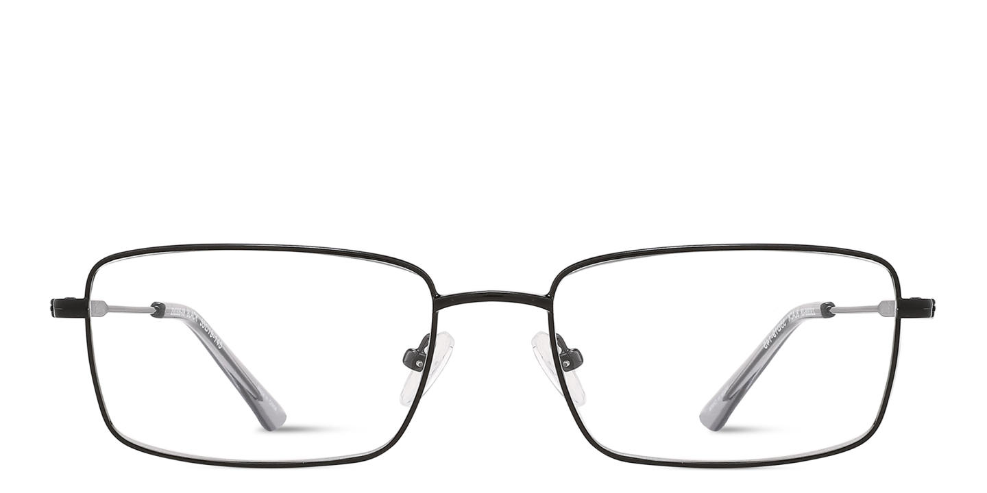TRICE Logo Rectangle Eyeglasses in Black – Product Photo 0