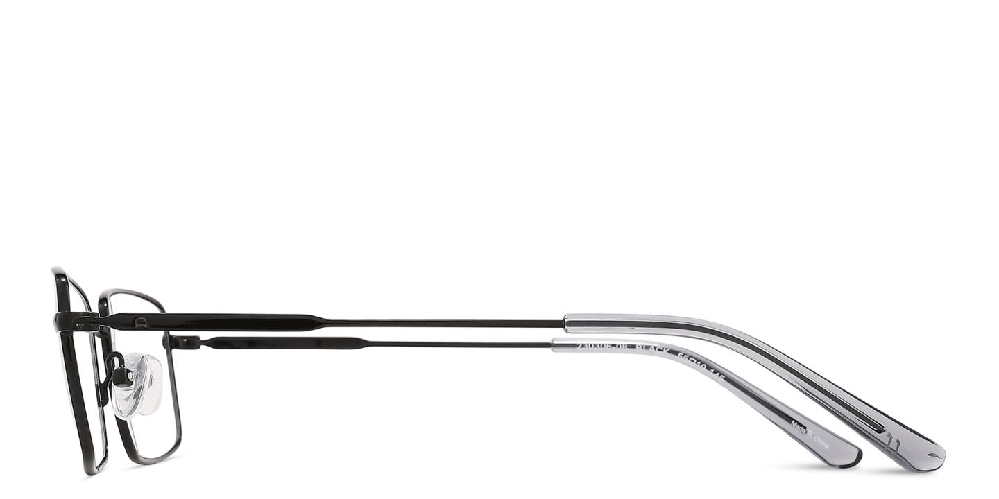 TRICE Logo Rectangle Eyeglasses in Black – Product Photo 2