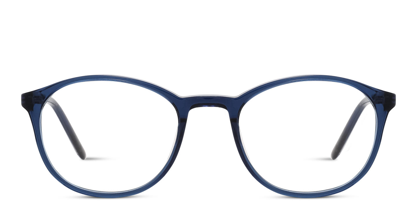TRICE Logo Round Eyeglasses in Blue – Product Photo 0