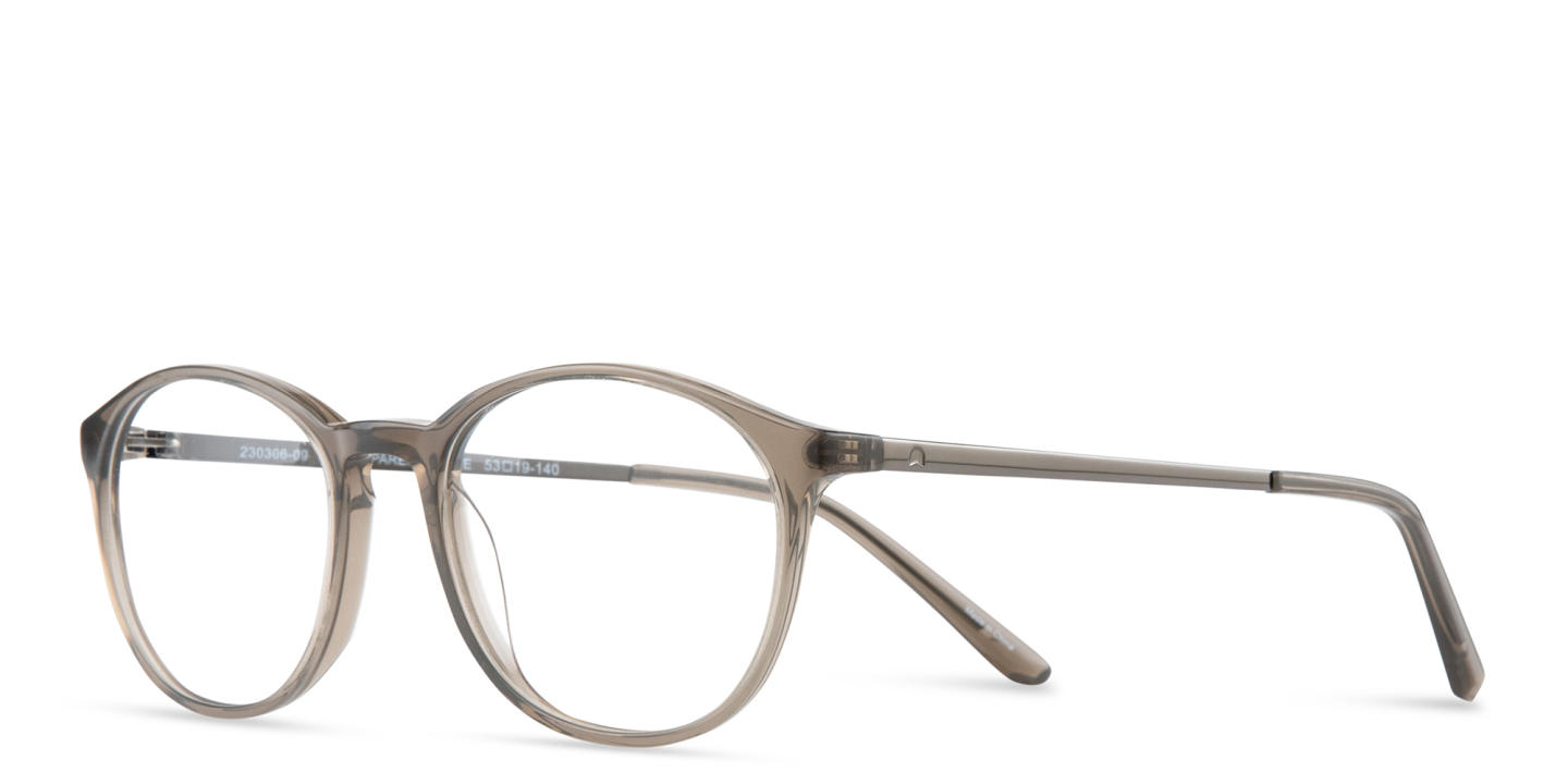 TRICE Logo Round Eyeglasses in Green – Product Photo 1