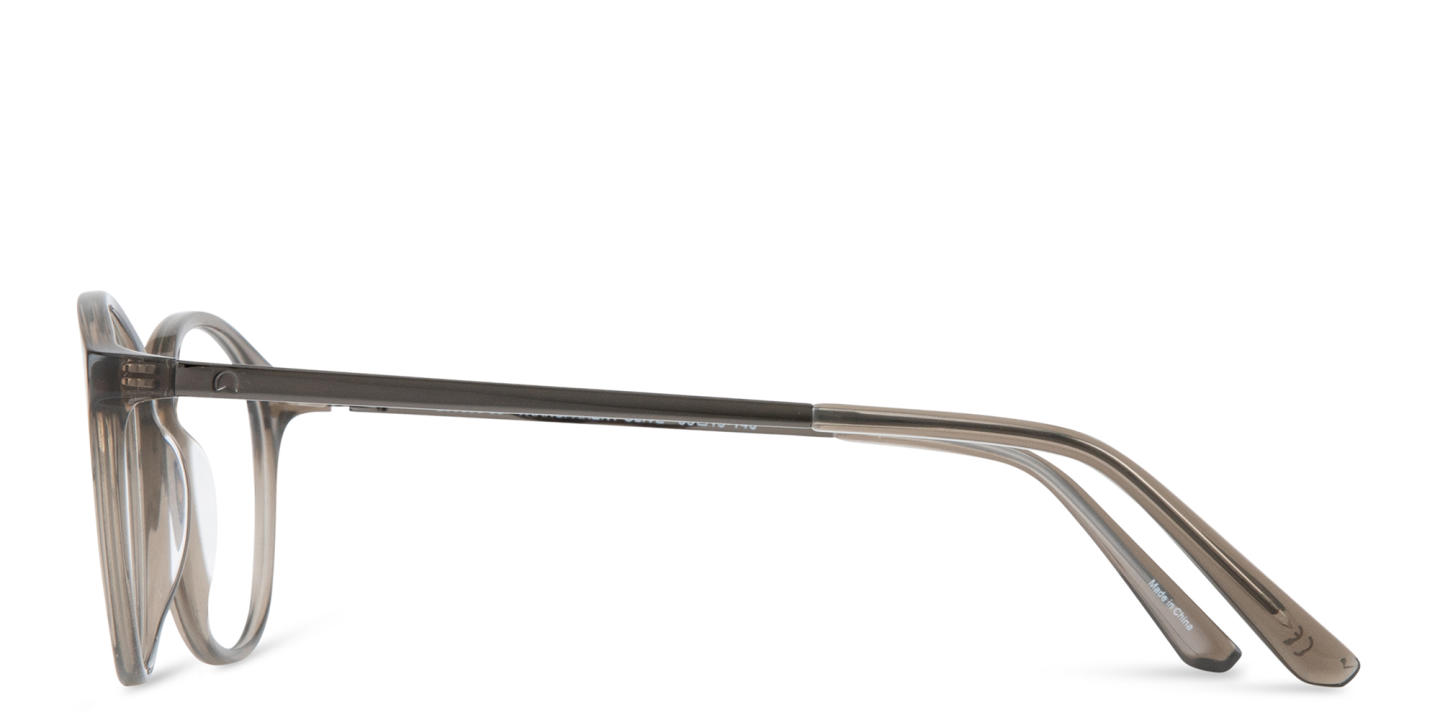 TRICE Logo Round Eyeglasses in Green – Product Photo 2