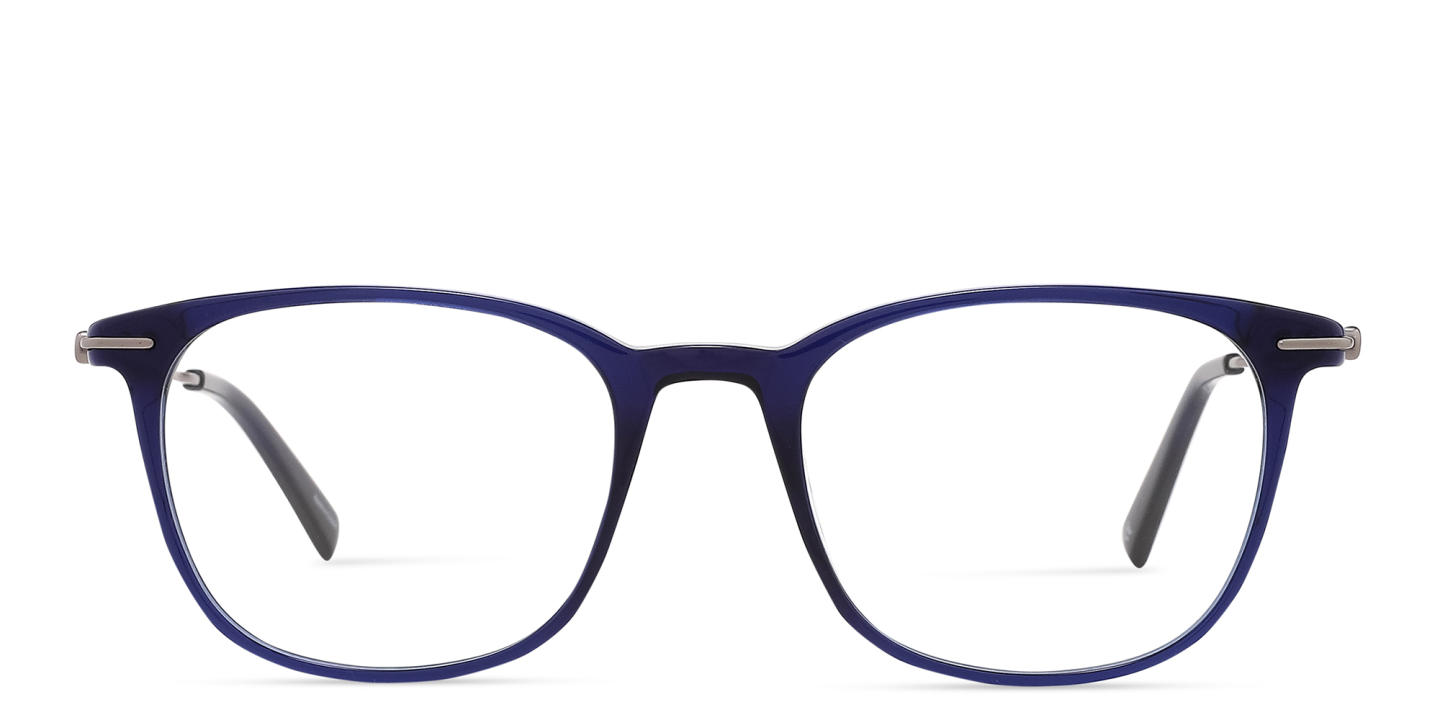 TRICE Logo Square Eyeglasses in Blue – Product Photo 0