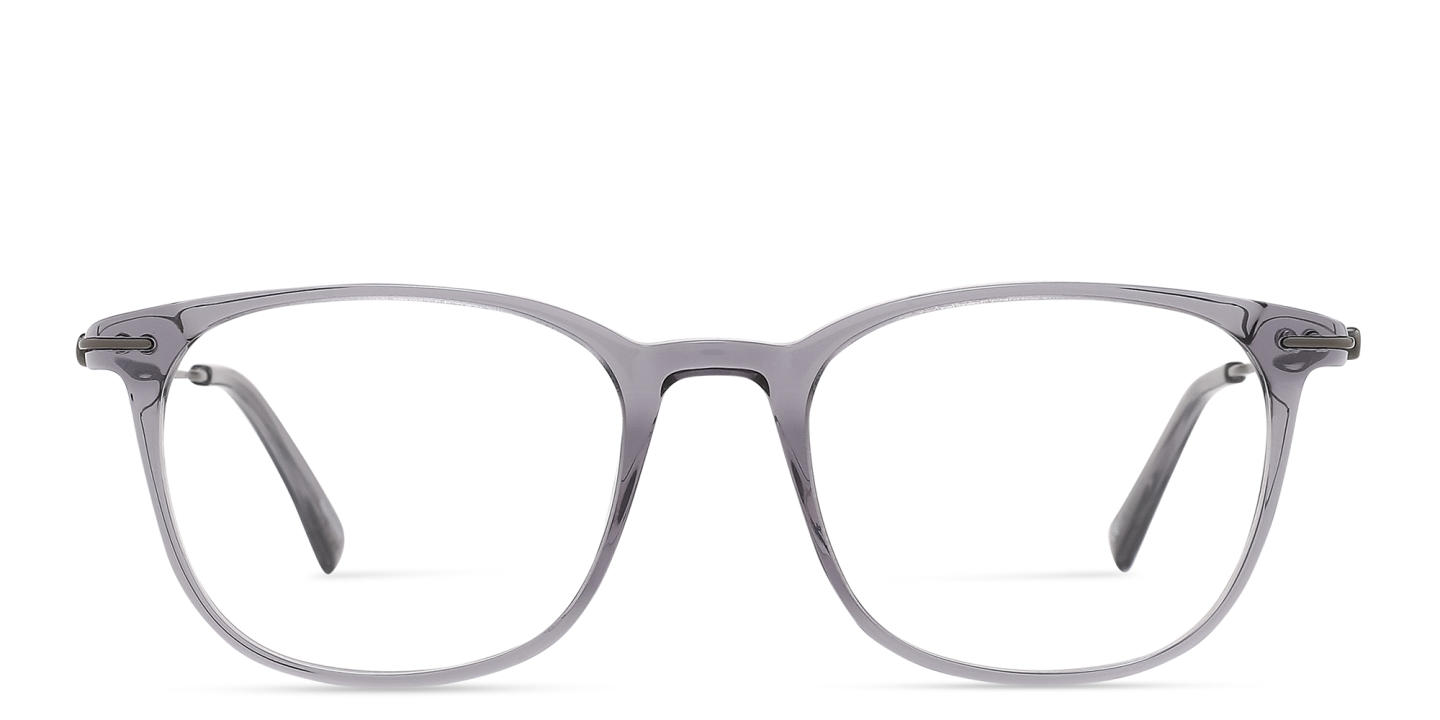 TRICE Logo Square Eyeglasses in Grey – Product Photo 0