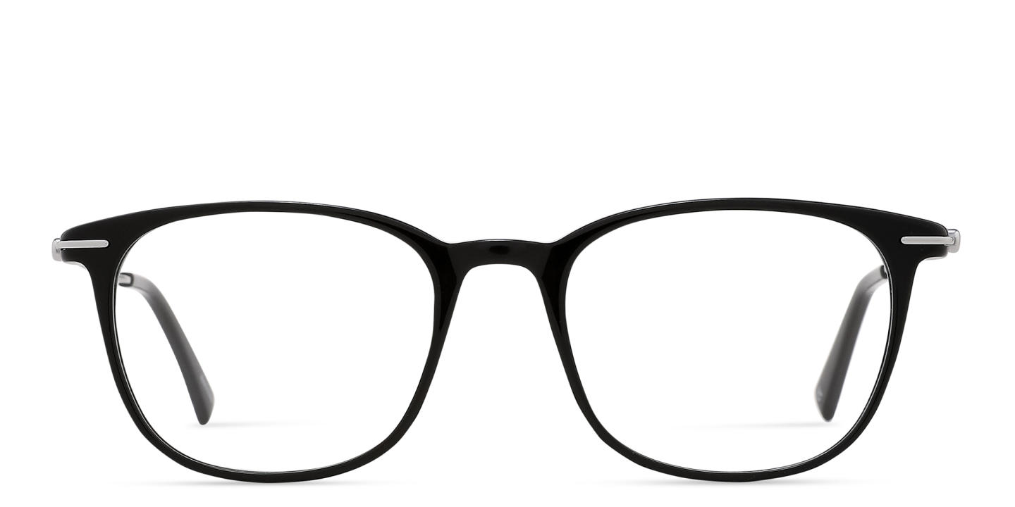 TRICE Logo Square Eyeglasses in Black – Product Photo 0