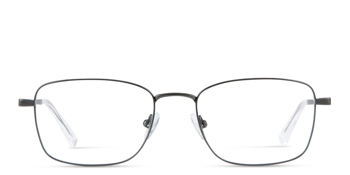 TRICE Logo Rectangle Eyeglasses in Gunmetal – Product Photo 0