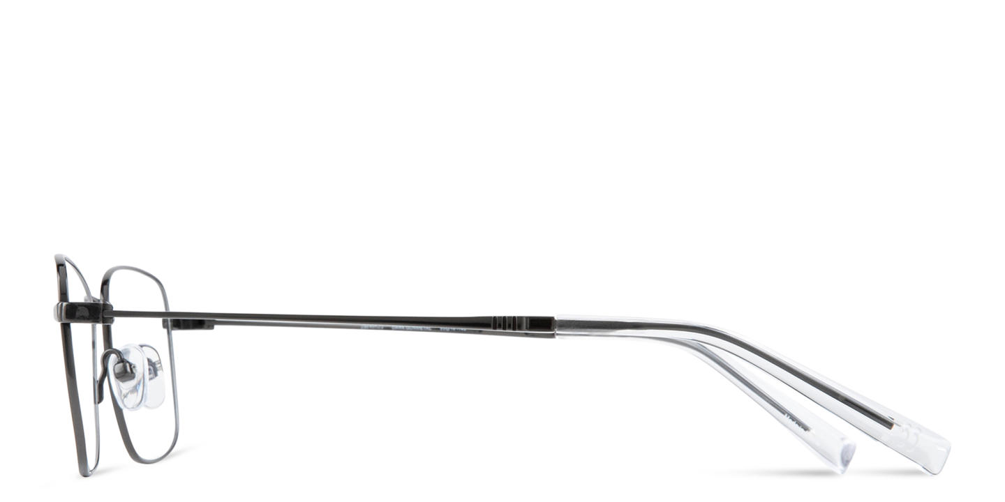 TRICE Logo Rectangle Eyeglasses in Gunmetal – Product Photo 2