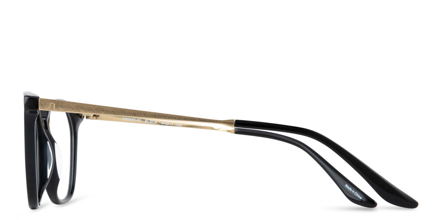 TRICE Logo Cat-Eye Eyeglasses in Black – Product Photo 2