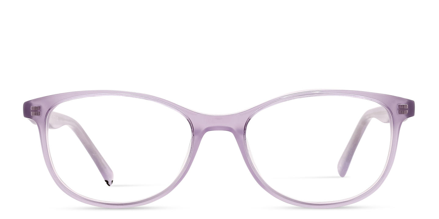 TRICE Logo Kids Cat-Eye Eyeglasses in Purple – Product Photo 0