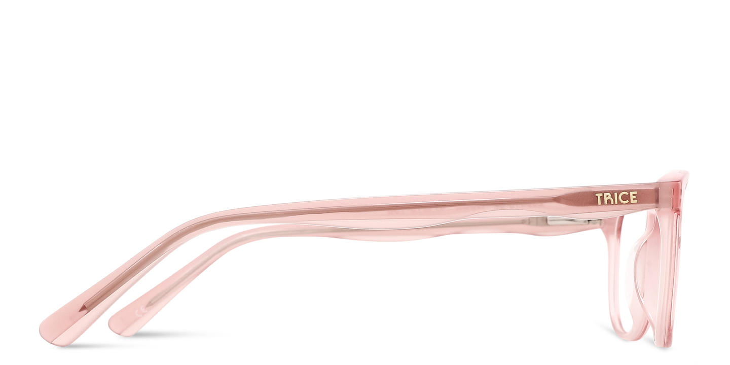 TRICE Logo Kids Cat-Eye Eyeglasses in Nude – Product Photo 3