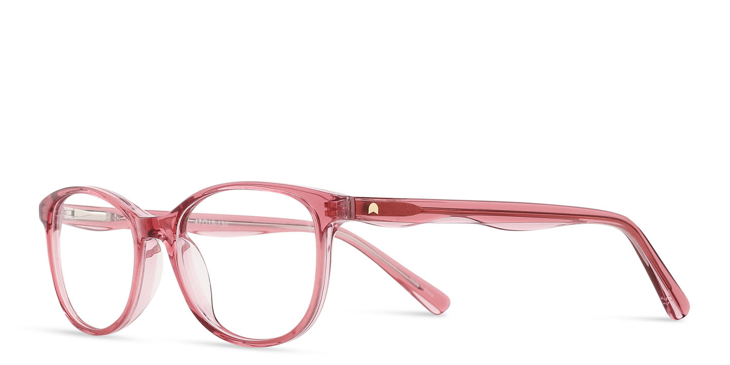 TRICE Logo Kids Cat-Eye Eyeglasses in Pink – Product Photo 1
