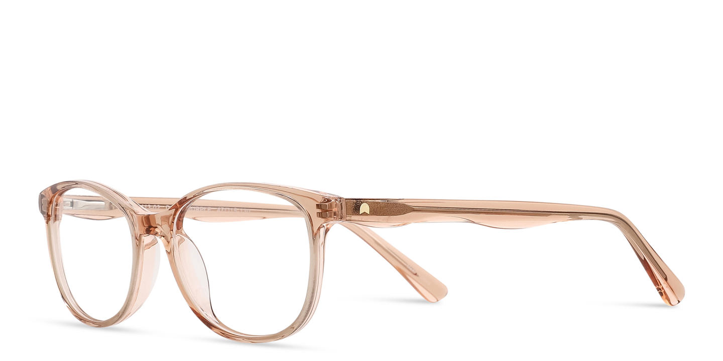 TRICE Logo Kids Cat-Eye Eyeglasses in Beige – Product Photo 1