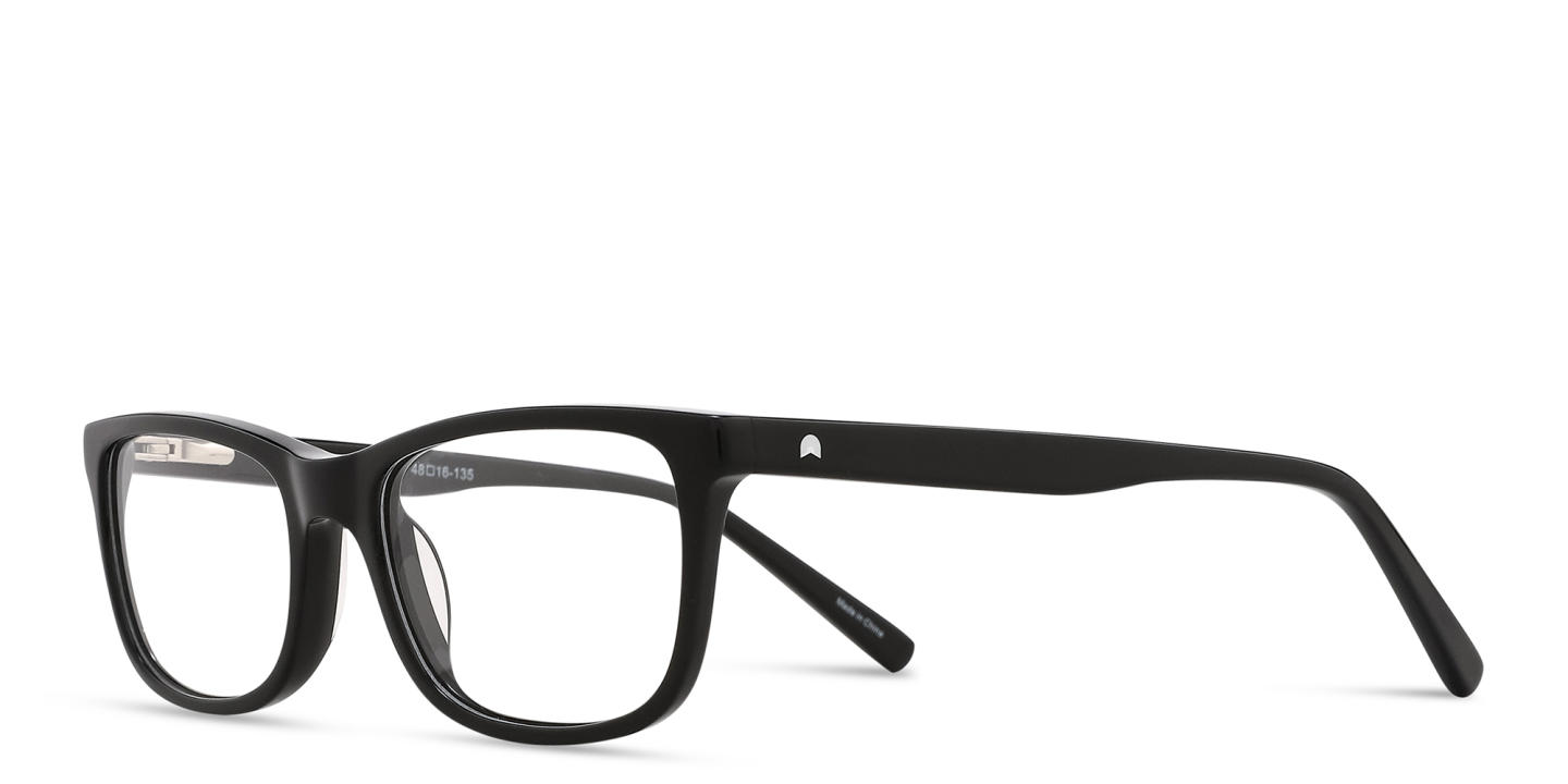 TRICE Logo Kids Rectangle Eyeglasses in Black – Product Photo 1