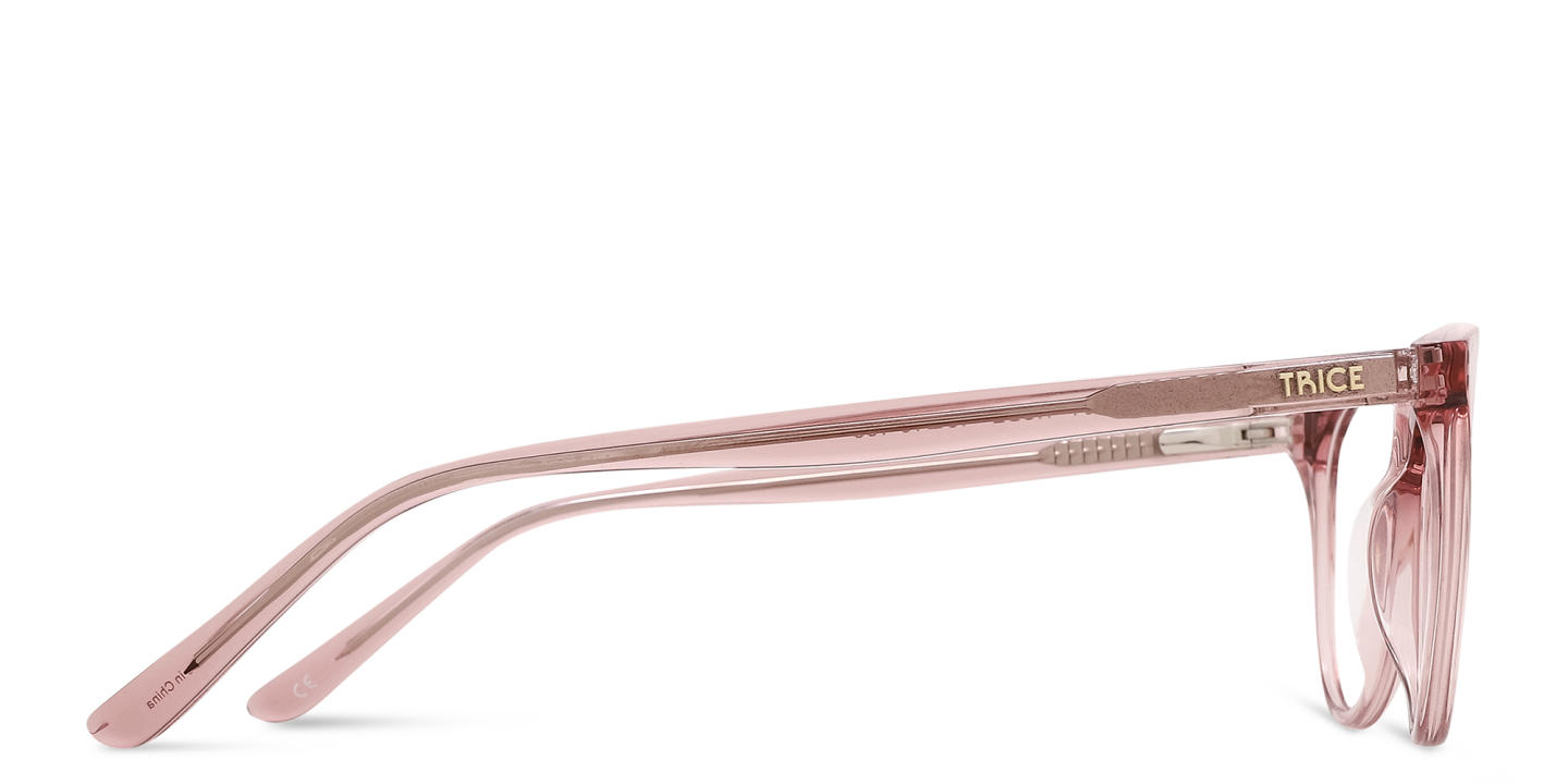Shop TRICE Logo Kids Cat-Eye Eyeglasses in Pink online.