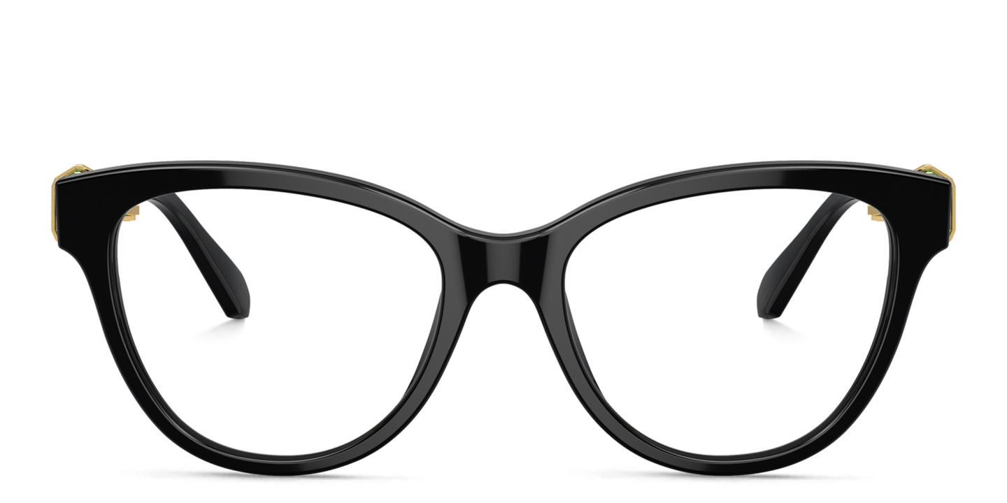 Swarovski Crystal-Embellished Cat-Eye Eyeglasses in Black – Product Photo 0