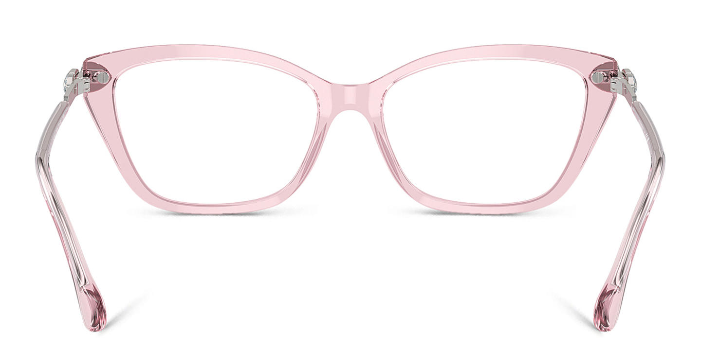 Swarovski Crystal-Embellished Cat-Eye Eyeglasses in Pink – Product Photo 3