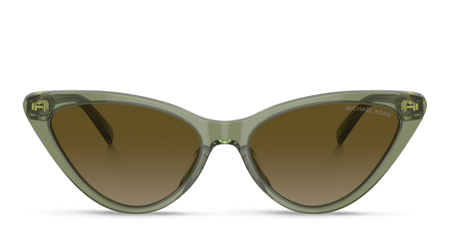Michael Kors Harbour Island Cat-Eye Sunglasses in Green – Product Photo 0