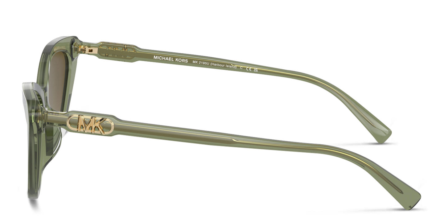 Michael Kors Harbour Island Cat-Eye Sunglasses in Green – Product Photo 2
