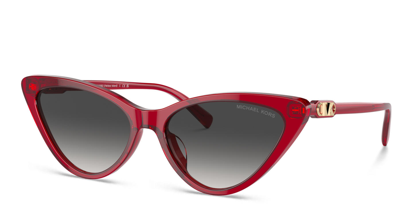 Michael Kors Harbour Island Cat-Eye Sunglasses in Red – Product Photo 1