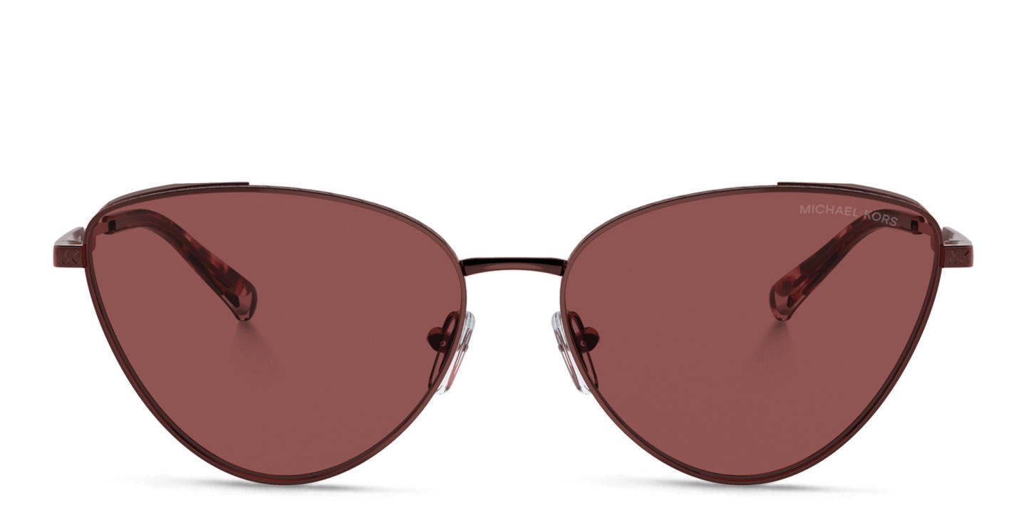 نظارات شمسية كات آي من مايكل كورس بلون أحمر داكن - صورة المنتج 0