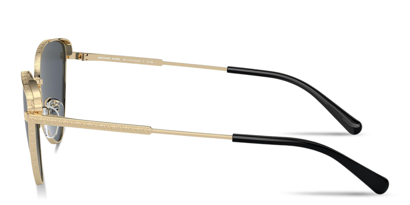 Michael Kors Cortez Cat-Eye Sunglasses in Gold – Product Photo 2