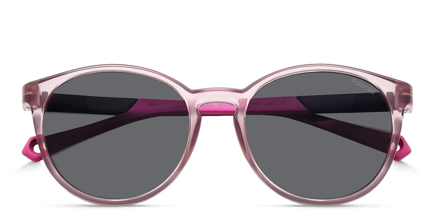 Polaroid Kids Logo Kids Round Sunglasses in Pink – Product Photo 2