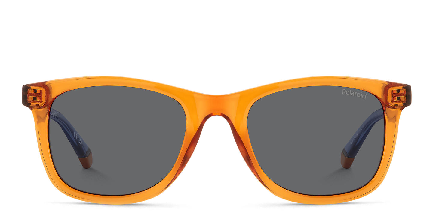 Polaroid Kids Logo Kids Square Sunglasses in Orange – Product Photo 0