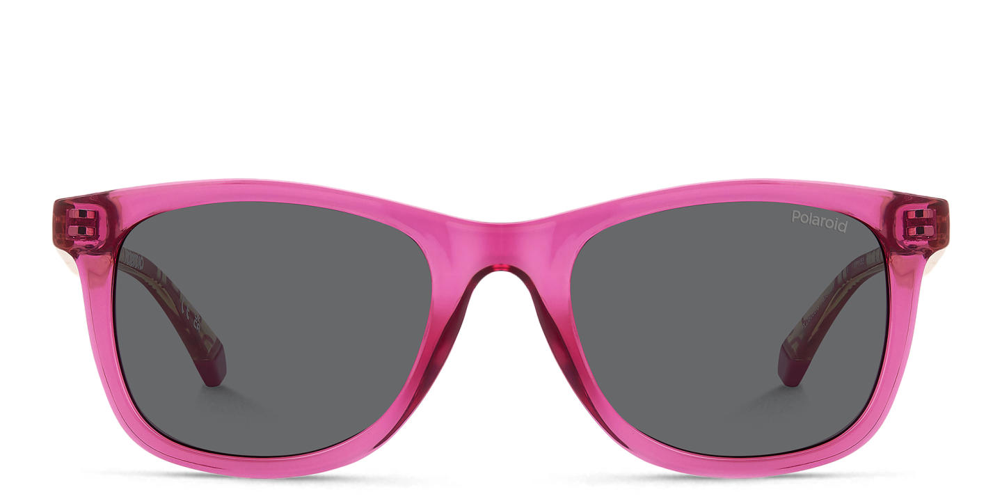 Polaroid Kids Logo Kids Square Sunglasses in Pink – Product Photo 0