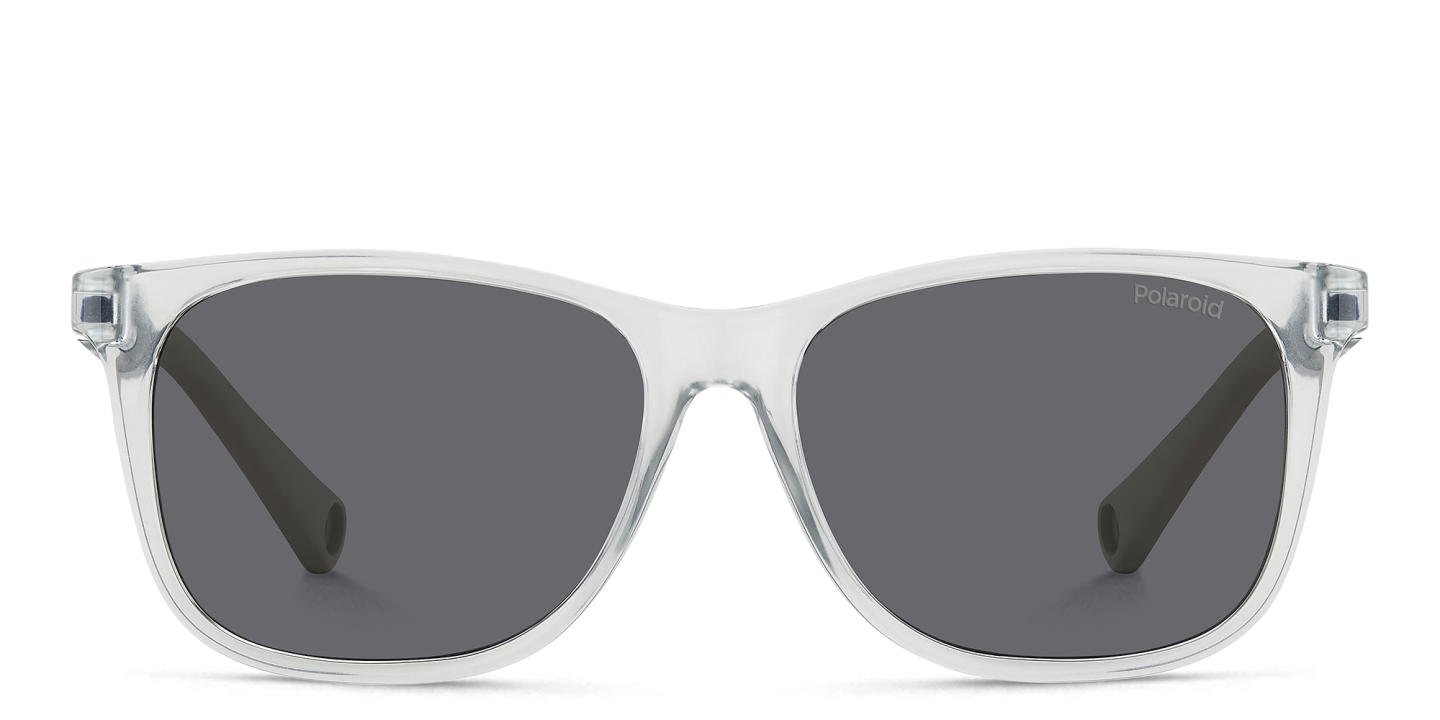 Polaroid Kids Logo Kids Square Sunglasses in Grey – Product Photo 0