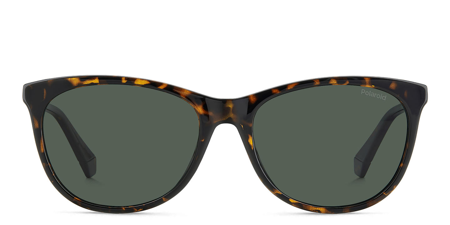 Polaroid Logo Cat-Eye Sunglasses in Havana – Product Photo 0