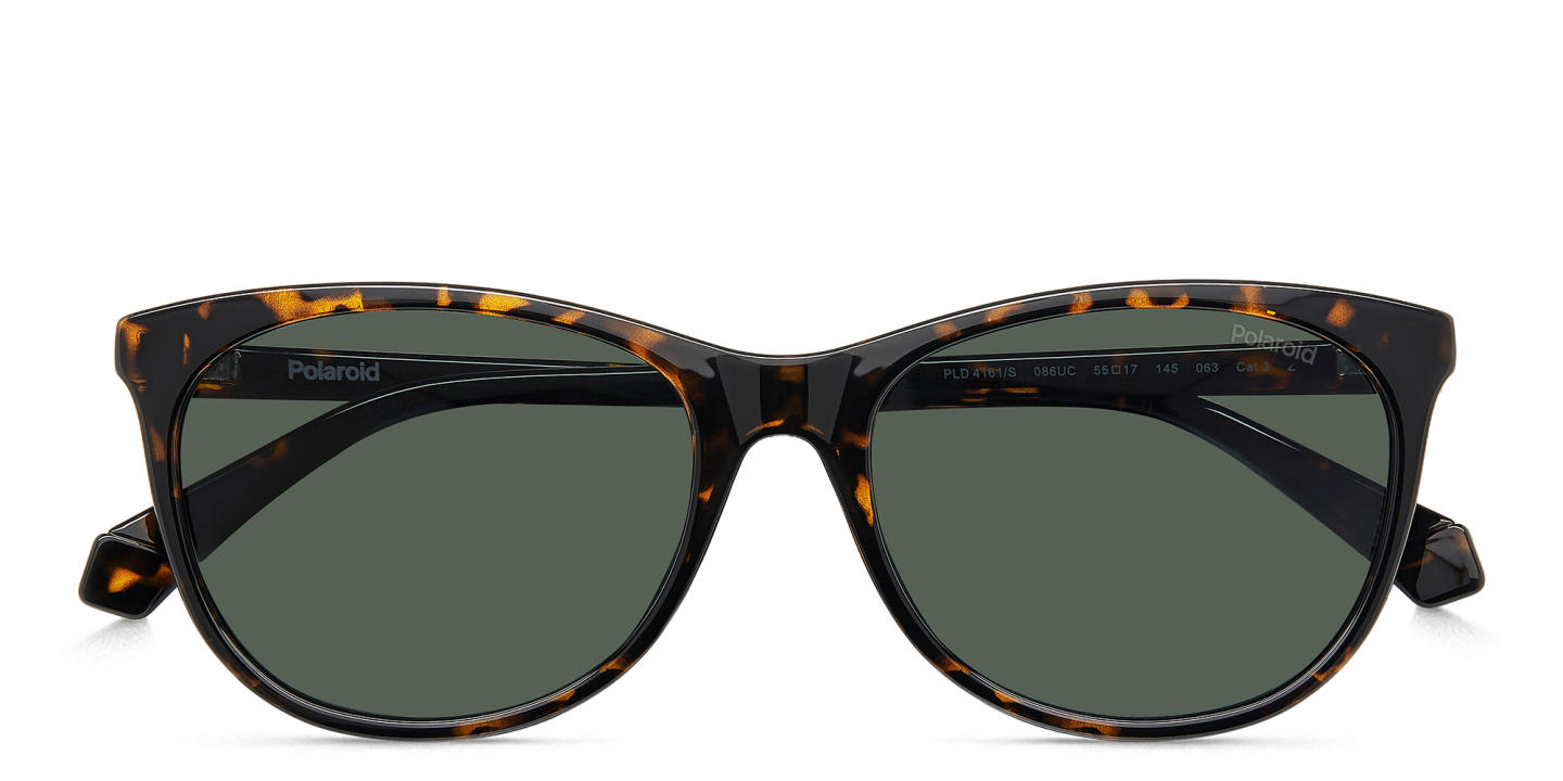 Polaroid Logo Cat-Eye Sunglasses in Havana – Product Photo 2