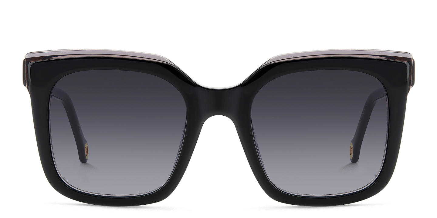 Carolina Herrera Logo Square Sunglasses in Black – Product Photo 0